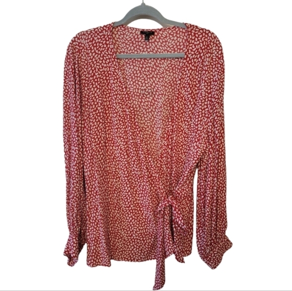 Talbots Wrap Blouse Top Size 2X - Picture 2 of 4